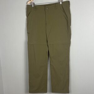 Marmot Convertible High Pants Womens Size 12 Straight Leg F59100 Beige Gorpcore